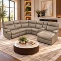 ELEGANT GREY 3 PIECE CORNER LOUNGE SUITE