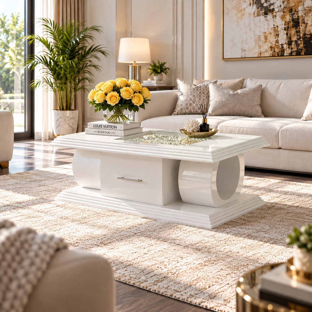 TRADE SK COFFEE TABLE WHITE